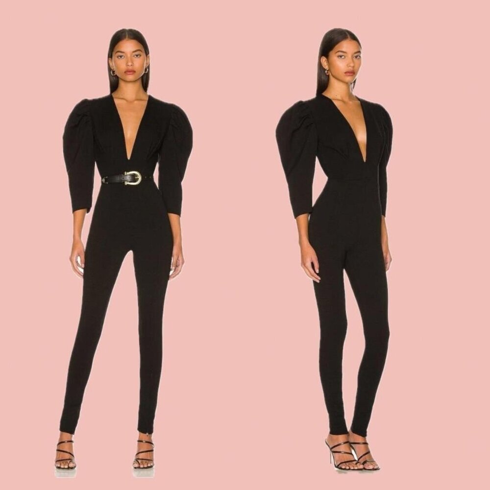 High-end black jumpsuit by Nonchalant Label, sold on REVOLVE